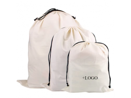 cotton dust bag canvas drawstring bag