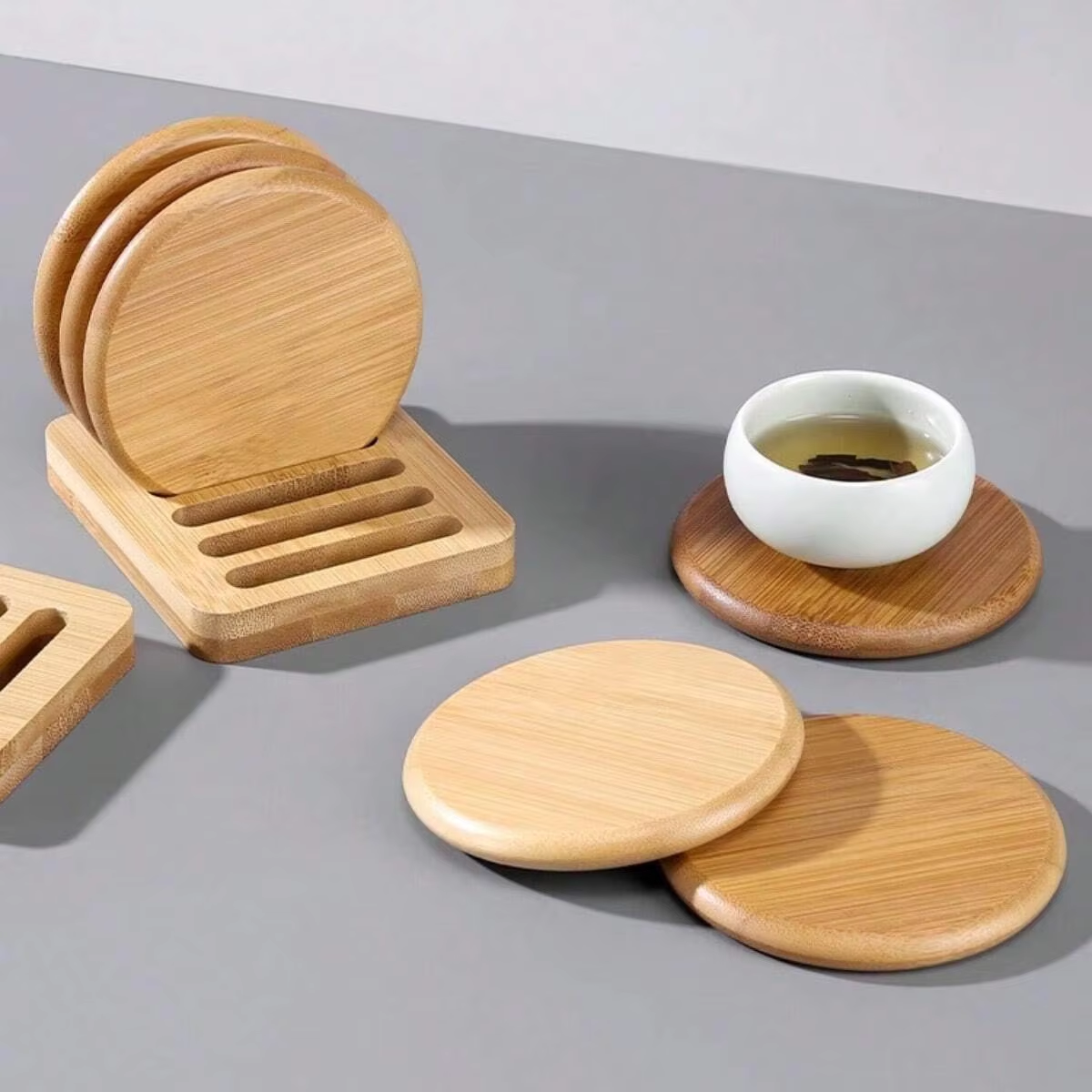 Bamboo Coaster Tea Cup Mat
